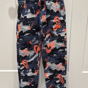 Nike Kids Graphic Joggers - Black, Gray, and Orange